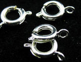 100pcs Silver Round Clasps 9*6mm for Charms Bracelets P1803