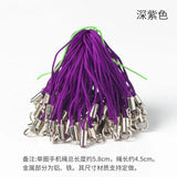 100pcs Christmas Bell Keychain Lanyard for Phone USB Flash Drive Charm Keyring