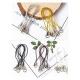 100pcs Christmas Bell Keychain Lanyard for Phone USB Flash Drive Charm Keyring
