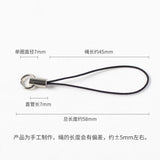 100pcs Christmas Bell Keychain Lanyard for Phone USB Flash Drive Charm Keyring