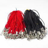 100pcs Christmas Bell Keychain Lanyard for Phone USB Flash Drive Charm Keyring