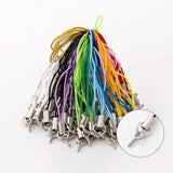 100pcs Polyester Single Ring Lanyard Christmas Bell Keychain Rope