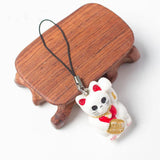 100pcs Polyester Single Ring Lanyard Christmas Bell Keychain Rope