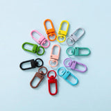 10pcs Door Shape Keychains Lobster Clasps Hooks Key Chain Rings DIY Gift