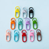 10pcs Door Shape Keychains Lobster Clasps Hooks Key Chain Rings DIY Gift
