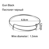 10 Pcs Multicolor Expandable Bracelets for DIY Jewelry Making