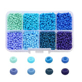 3mm Seedbeads Glass Beads Mix for Jewelry Making DIY Materials
