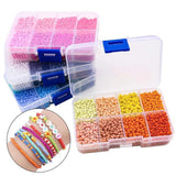 3mm Seedbeads Glass Beads Mix for Jewelry Making DIY Materials