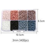 3mm Seedbeads Glass Beads Mix for Jewelry Making DIY Materials