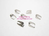 10x5mm Stainless Steel Pinch Bails Necklace Pendant Holders