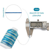 230m 0.5mm Waxed Polyester Cord for Jewelry Making