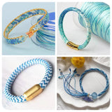 230m 0.5mm Waxed Polyester Cord for Jewelry Making