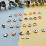 DIY Alloy Jewelry Accessories Bracelet Necklace Letter Pendant A-Z