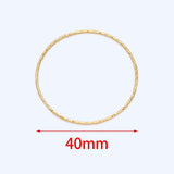 10pcs Round Ring 30/ 40mm, Brass Hoop Circle for DIY Jewelry Making (GB-1606)