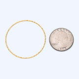 10pcs Round Ring 30/ 40mm, Brass Hoop Circle for DIY Jewelry Making (GB-1606)