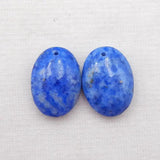 Lapis Lazuli Earring Bead Accessories 18x13x6mm 5g