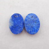 Lapis Lazuli Earring Bead Accessories 18x13x6mm 5g