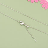 MB25 Thin Necklace 18K Plated Mash Up Long Chain DIY 6pcs