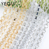 DIY Chain Charms 18K Plated Copper Metal 1m/lot