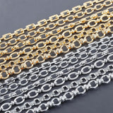 DIY Chain Charms 18K Plated Copper Metal 1m/lot