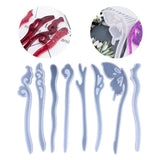 Epoxy Resin Mold Set for Women's Hair accessories