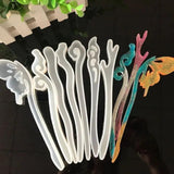 Epoxy Resin Mold Set for Women's Hair accessories
