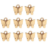 10Pcs Butterfly Charms Resin Alloy DIY Earrings Making