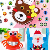 1040PCS Glass Animal Eyes & Plastic Doll Eye Googly Toy Making Accessory