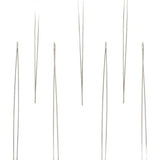 8pcs Stainless Steel Big Eye Beading Needles Jewelry Tool