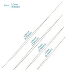 8pcs Stainless Steel Big Eye Beading Needles Jewelry Tool