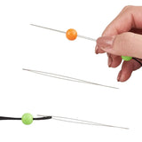 8pcs Stainless Steel Big Eye Beading Needles Jewelry Tool