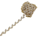 Crystal Trim Belt Applique Chain Strap Shoulder Jewelry