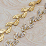 Crystal Trim Belt Applique Chain Strap Shoulder Jewelry