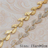Crystal Trim Belt Applique Chain Strap Shoulder Jewelry