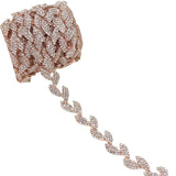 Crystal Trim Belt Applique Chain Strap Shoulder Jewelry