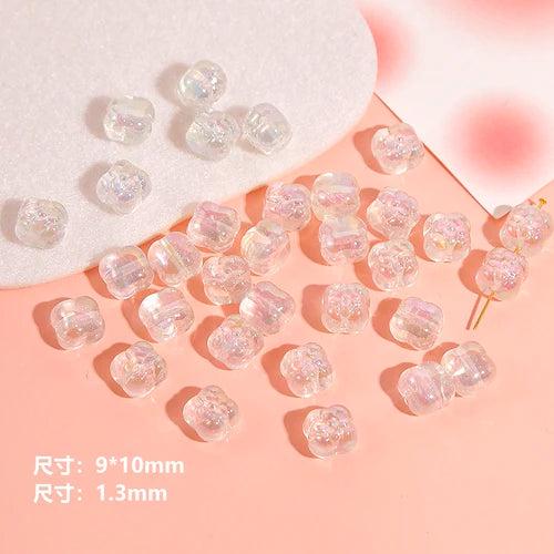 Persimmon Resin Beads DIY Jewelry Set