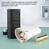 Foldable Waterproof Makeup Bag with Jewelry Box Roll