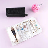 Foldable Waterproof Makeup Bag with Jewelry Box Roll