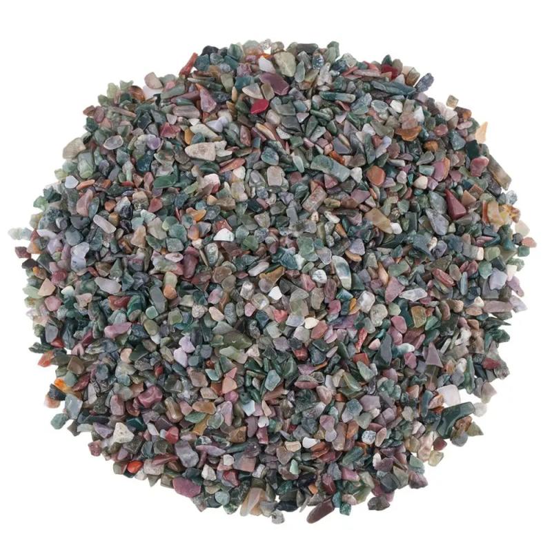 Natural Indian Agate Tumbled Chips Stone Crushed Quartz Pieces