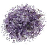 460g Natural Purple Crystal Quartz Tumbled Stone Crushed Pieces