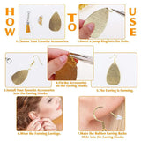Copper Earring Settings Making Kit for Christmas DIY