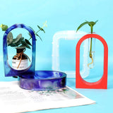 DIY Crystal Silicone Mold Flower Arrangement Vase Pot Decoration