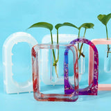 DIY Crystal Silicone Mold Flower Arrangement Vase Pot Decoration