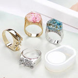 1Pcs Mixed Size Silicone Casting Ring Molds for DIY Jewelry Resin