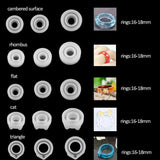 1Pcs Mixed Size Silicone Casting Ring Molds for DIY Jewelry Resin