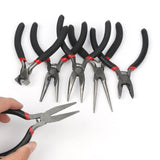 Jewelry Tools Round Nose Cutter Insulated Clamping Tip Pliers for DIY