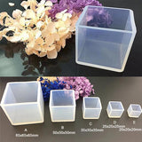 Cube Resin Casting Mould 20-65mm DIY Silicone Pendant Jewelry Craft Tool