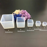 Cube Resin Casting Mould 20-65mm DIY Silicone Pendant Jewelry Craft Tool