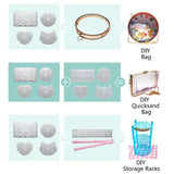 Rectangular Shaker Clutch Bag Silicone Mold for Resin Casting