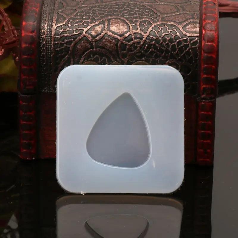 Geometric Triangle Plectrum Silicone Mold for Jewelry Pendant Resin Casting